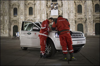 Cri e Land Rover: Pasto della Solidarietà