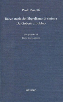 Liberalismo di sinistra, il libro di Paolo Bonetti