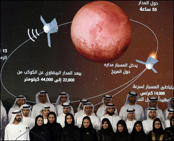 Marte, prima missione araba nello spazio