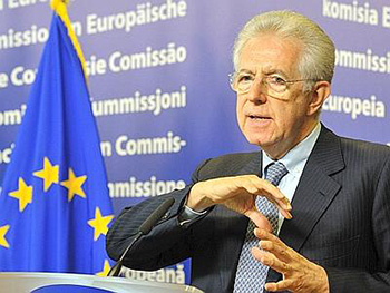 Hollande o no, Monti sta con la Merkel