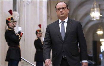 François Hollande, grande per un giorno 