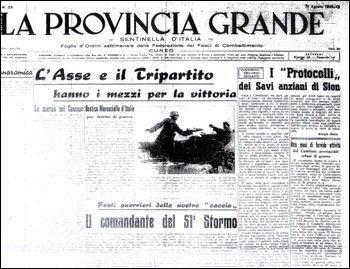 Bocca testimonial? scrisse contro gli ebrei