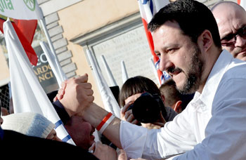 Salvini e la campagna  di primavera leghista 