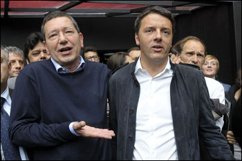 Renzi/Marino: appello  per le elezioni subito 