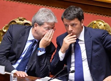 Sondaggio Ixè, fiducia: cresce Gentiloni, cala Renzi