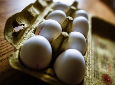 Uova contaminate: rischio basso