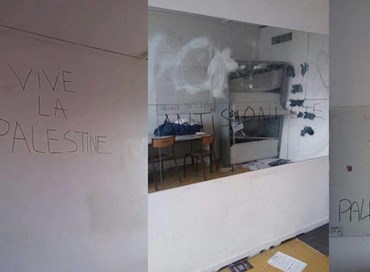 Scritte e insulti contro studenti ebrei parigini