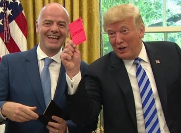 Trump incontra Infantino ma “espelle” i giornalisti