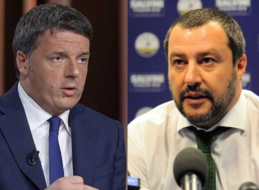 Scontro Salvini-Renzi sul salvataggio di Carige