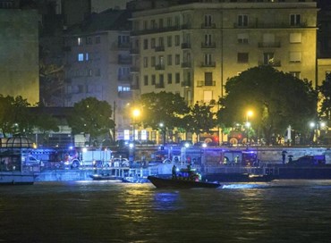Budapest, si ribalta battello di turisti: 7 morti e molti dispersi