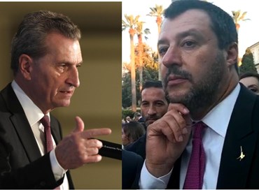 Salvini replica a Oettinger: “Rispetto parametri Ue, ma Italia viene prima”