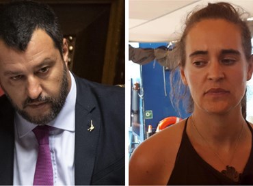 Rackete: “Sequestrate gli account social di Salvini”
