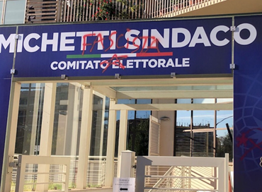 “Fascista”: minacce e insulti al Comitato elettorale di Michetti