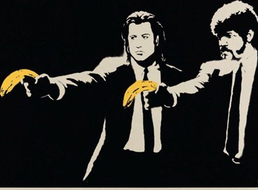 Il ventennale dell’omaggio di Banksy a Tarantino