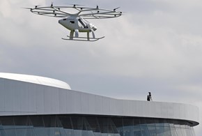 “Volocopter”, primo test a Fiumicino