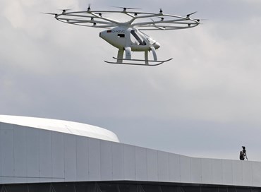 “Volocopter”, primo test a Fiumicino